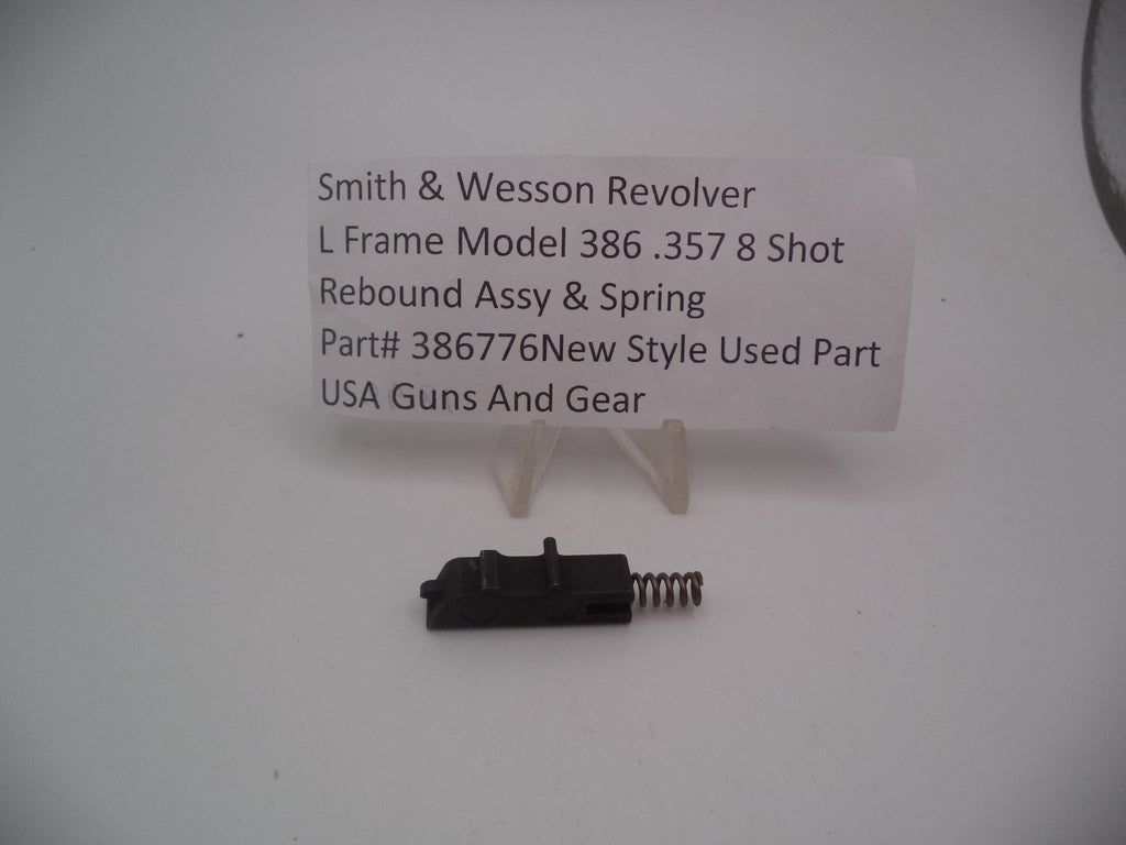 386776 S&W L Frame Model 386 Rebound Assy & Spring 8 Shot 357 Magnum