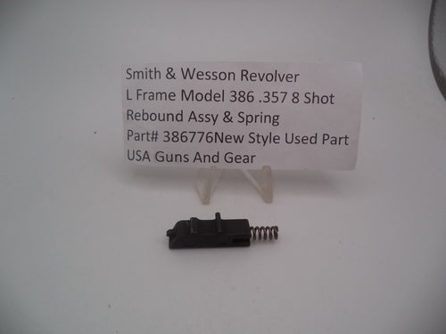 386776 S&W L Frame Model 386 Rebound Assy & Spring 8 Shot 357 Magnum