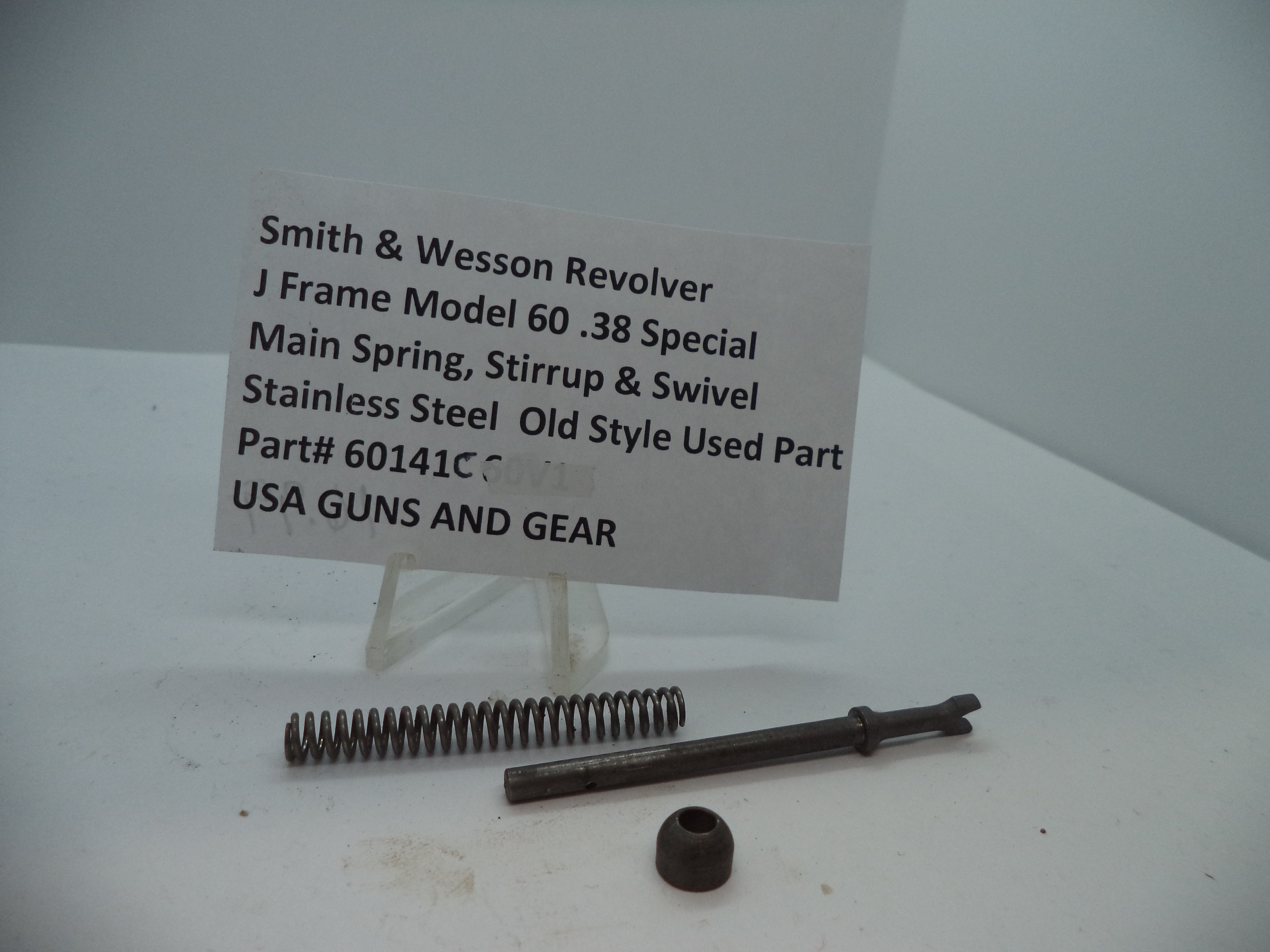 60141C S&W J Model 60 Main Spring, Stirrup & Swivel .38 Special Used