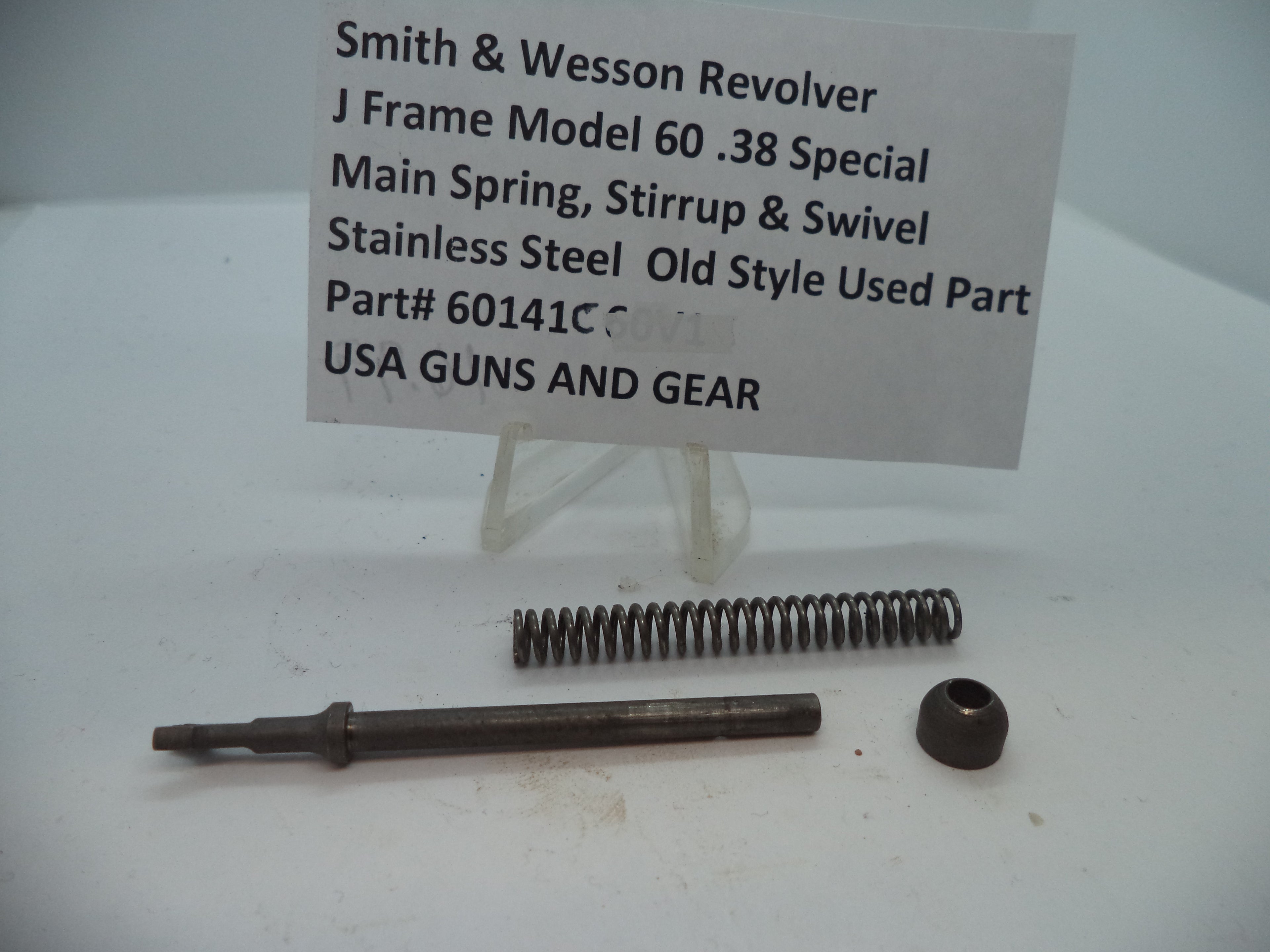 60141C S&W J Model 60 Main Spring, Stirrup & Swivel .38 Special Used