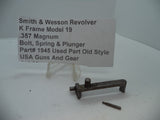 1945 Smith & Wesson K Model 19 Bolt, Spring & Plunger .357 Magnum Used