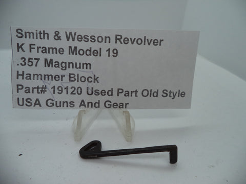 19120 Smith & Wesson K Model 19 Hammer Block .357 Magnum Used