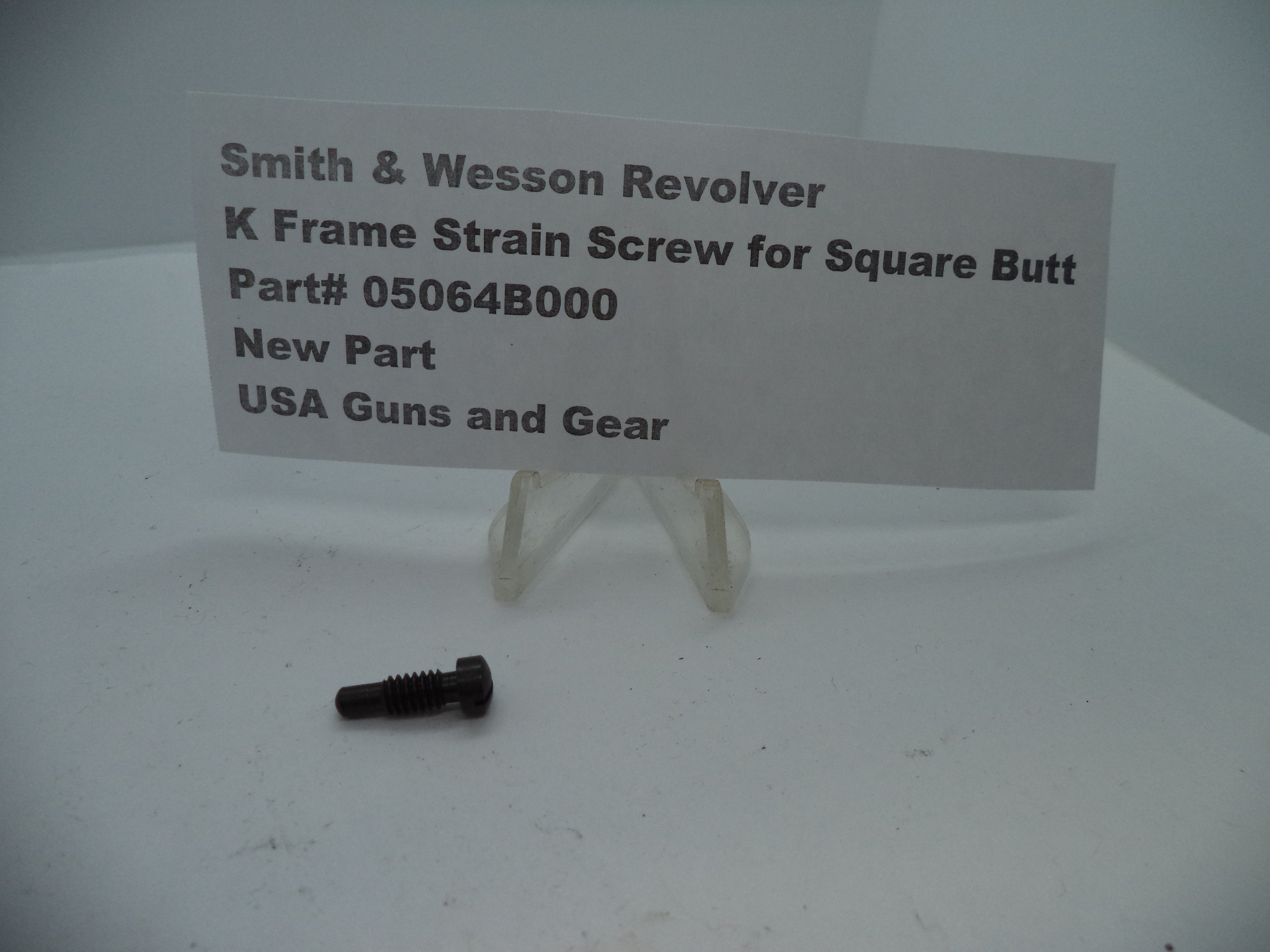 Smith & Wesson Revolver K Frame Strain Screw for Square Butt 05064B000