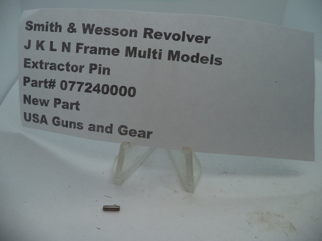 S&W Extractor Pin Multi Models 60,63,64,65,66,67,610,617...and More 077240000