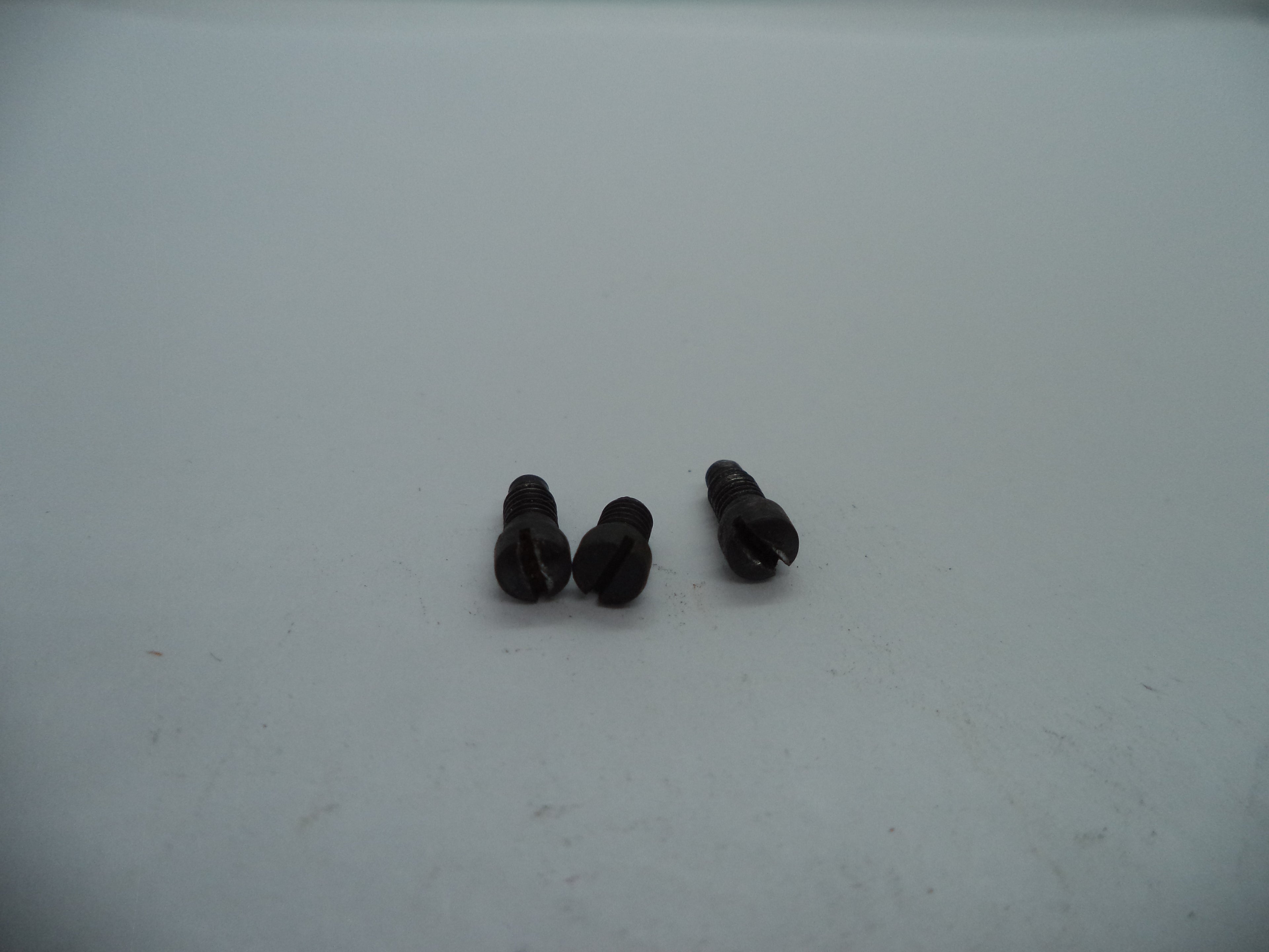 Smith & Wesson K Frame Model 19 Side Plate Screws (3) Blue Steel .357 Magnum Used Part 19160