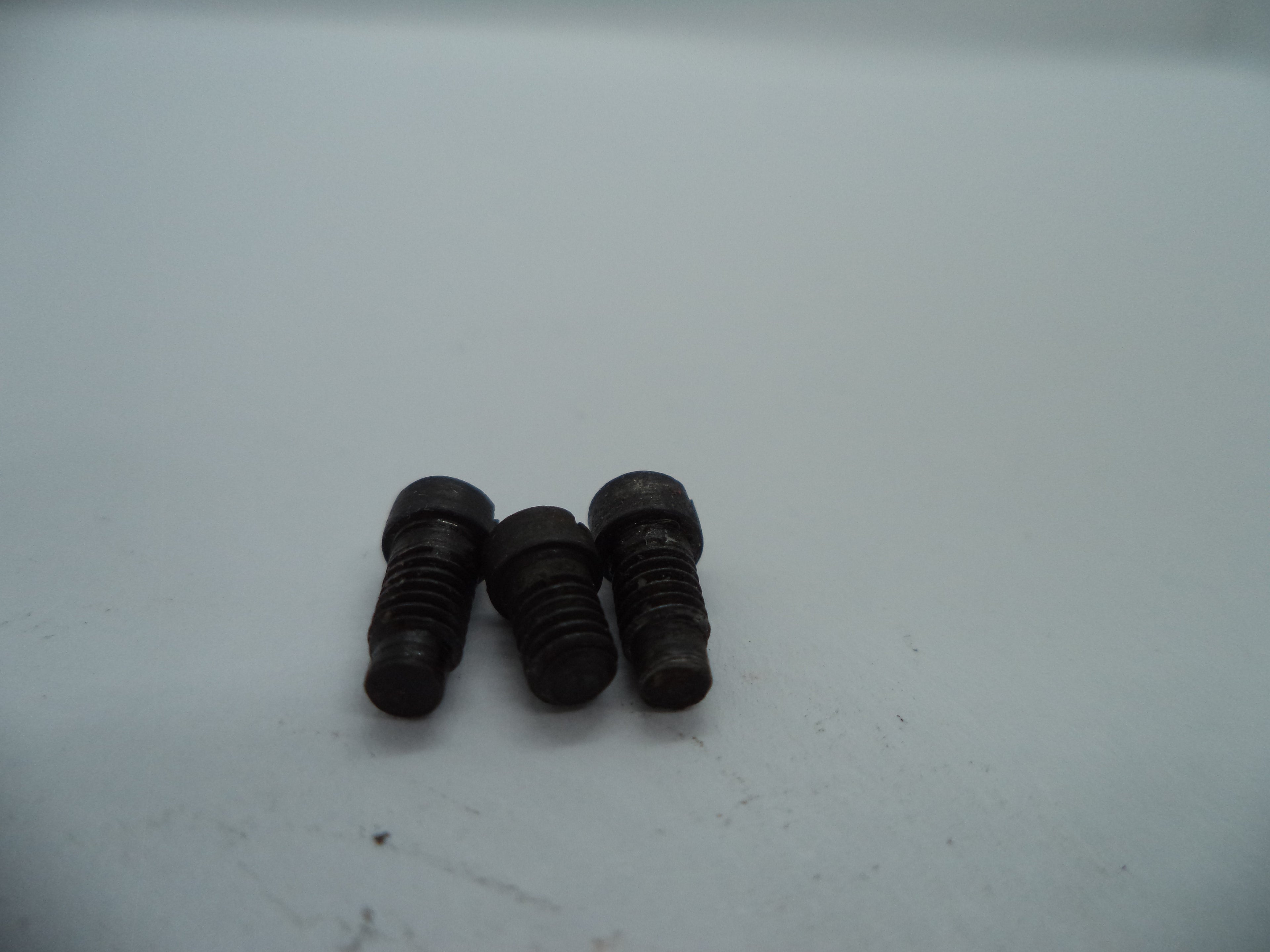 Smith & Wesson K Frame Model 19 Side Plate Screws (3) Blue Steel .357 Magnum Used Part 19160