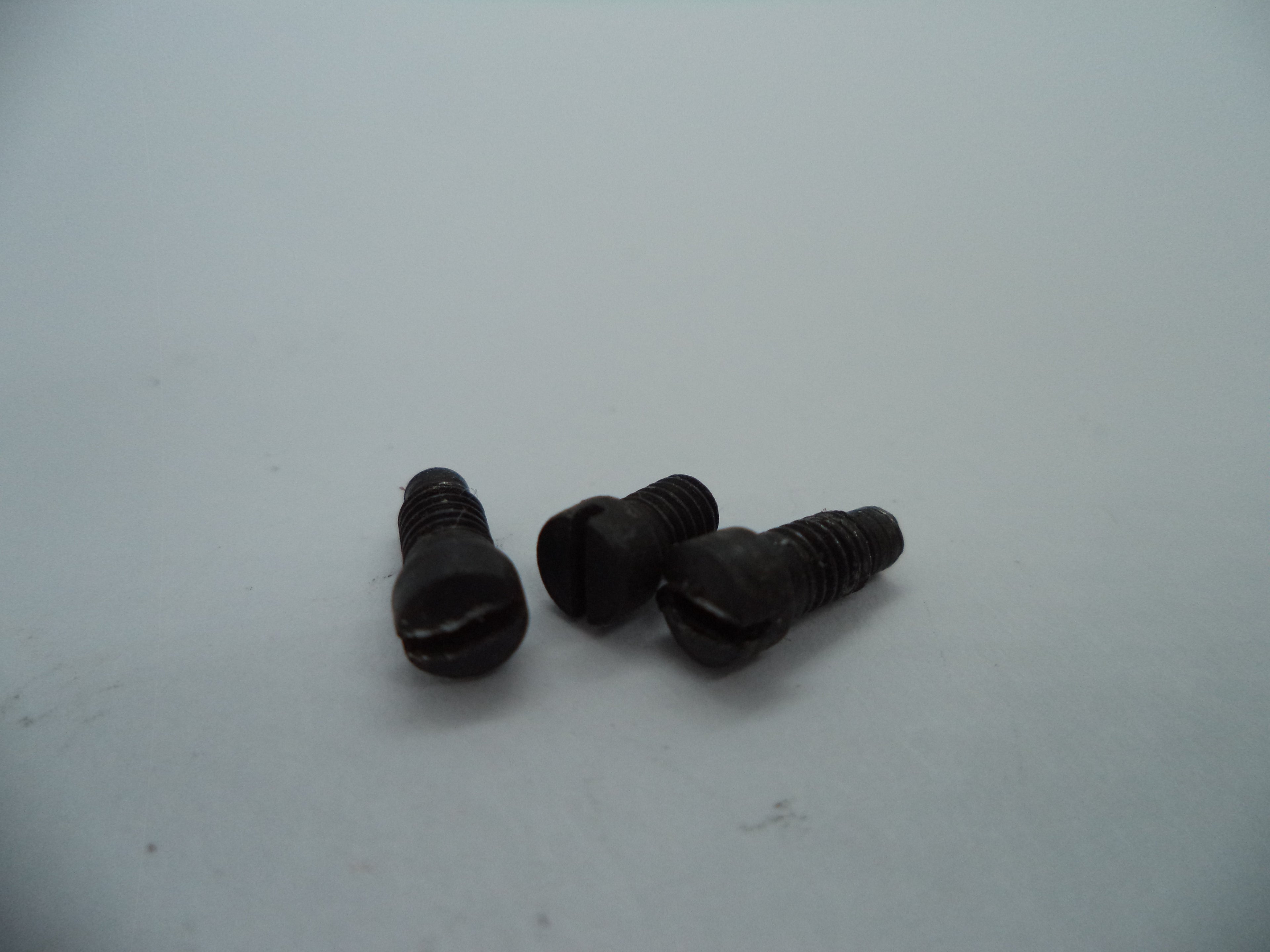 Smith & Wesson K Frame Model 19 Side Plate Screws (3) Blue Steel .357 Magnum Used Part 19160