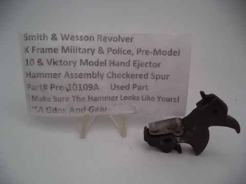 Pre-10109A Smith & Wesson K Frame Revolver Pre-Model 10 M&P Hammer Used