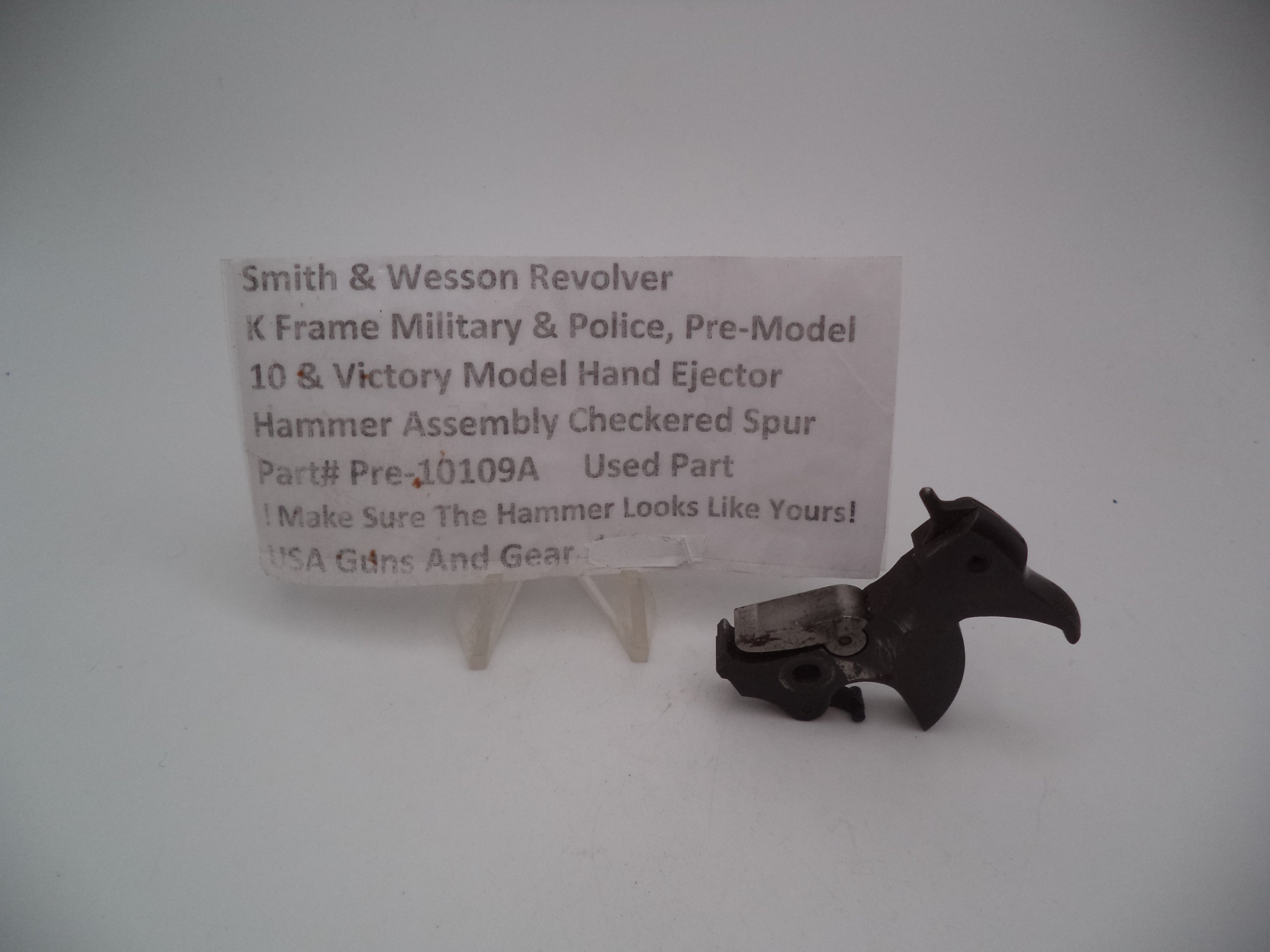 Pre-10109A Smith & Wesson K Frame Revolver Pre-Model 10 M&P Hammer Used