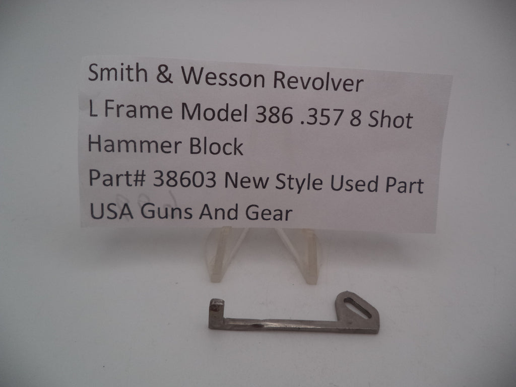 38603 S & W Revolver L Frame Model 386 8 Shot Hammer Block .357 – USA ...