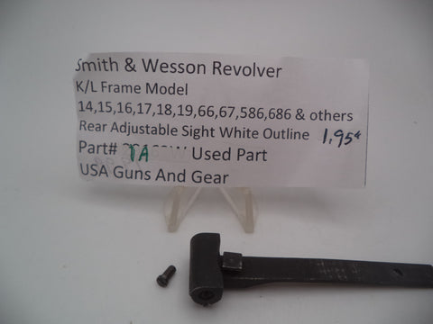 TA  Smith & Wesson K& L Frame Multi-Models Rear Adjustable Sight 1.95"