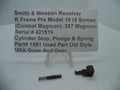 S&W K Pre-Model 19 Combat Magnum Cylinder Stop Kit - 1981