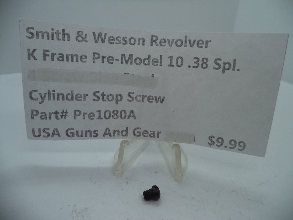 Pre10180A S&W K Pre-Model 10 Cylinder Stop Screw .38 Special Used