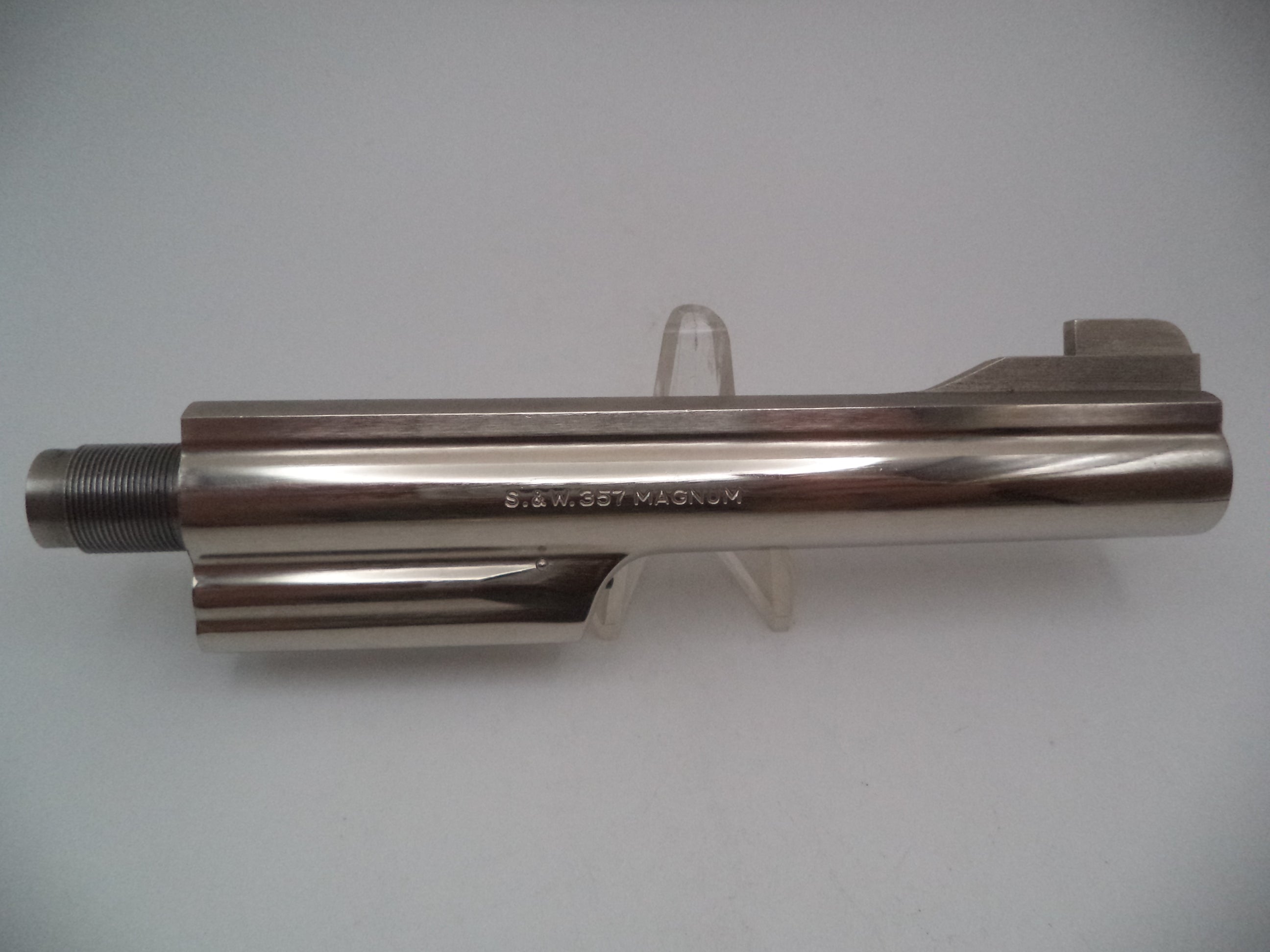1932 S&W K Frame Model 19 Nickel Target Sight  6" Barrel  Used 357 Mag
