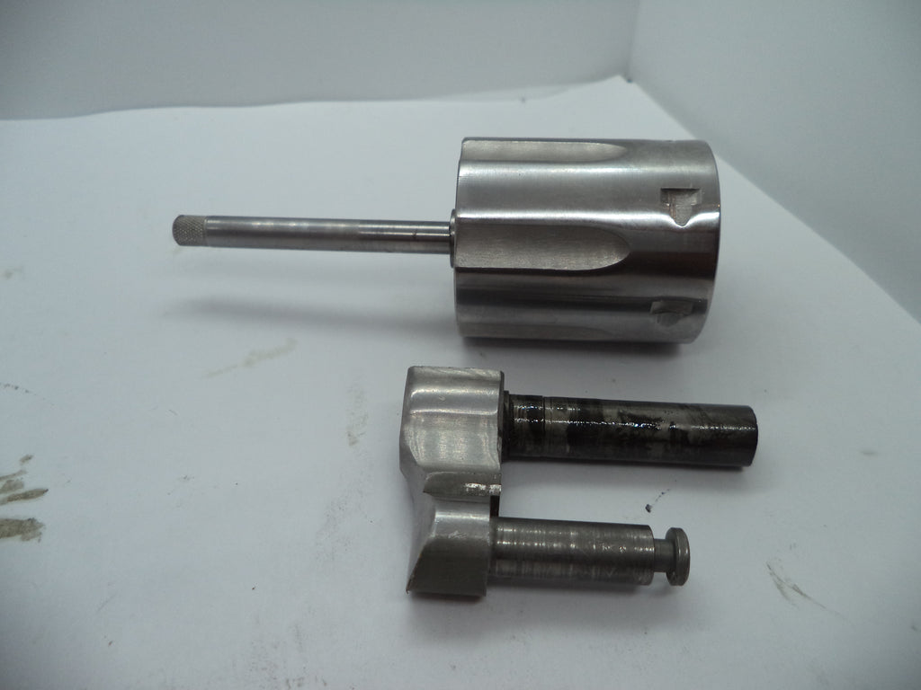 Smith & Wesson K Frame Model 66 Cylinder & Yoke Assembly - Recessed Stainless Steel .357 Magnum - Used OEM Part 6678A