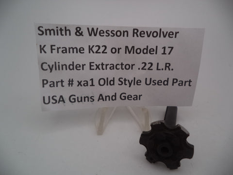 XA1 S&W Revolver K Frame Model 17 or K22 Cylinder.22 Long Rifle Used