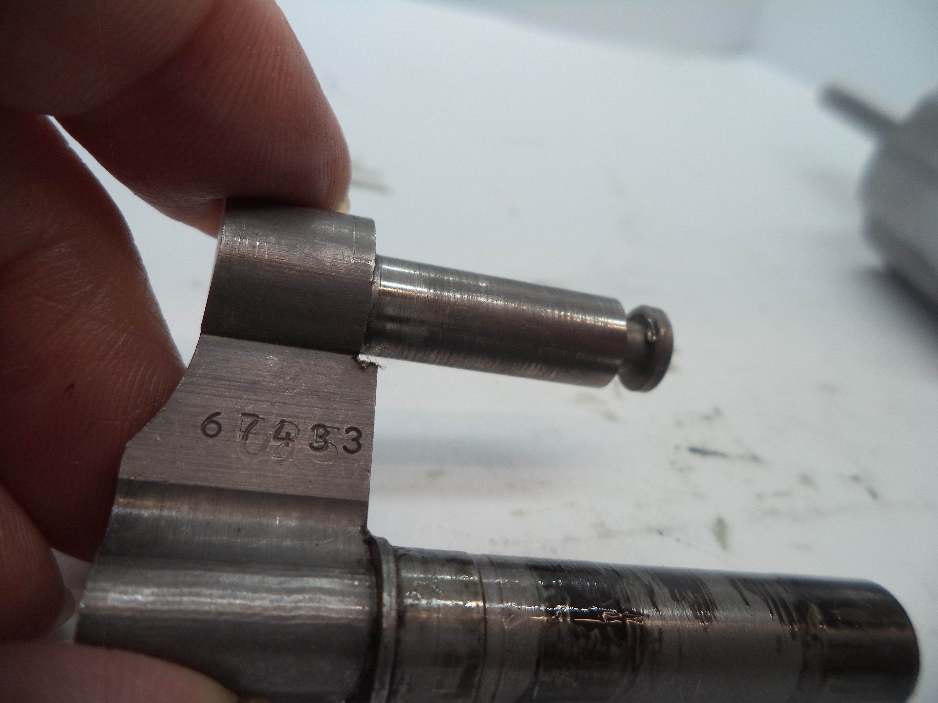 Smith & Wesson K Frame Model 66 Cylinder & Yoke Assembly - Recessed Stainless Steel .357 Magnum - Used OEM Part 6678A