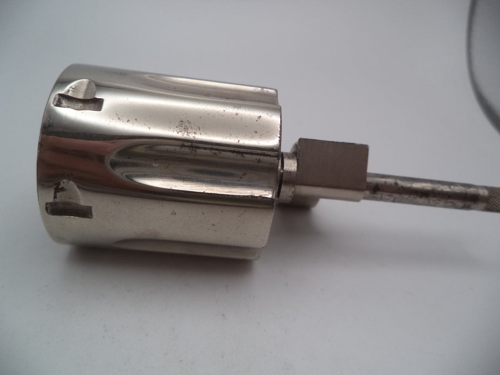 Smith & Wesson Revolver K Frame Model 15 Cylinder Assembly Yoke .38 Spl. Nickel Used 1522
