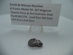 66177A Smith & Wesson K Model 66 Thumb Piece & Nut .357 Magnum Used