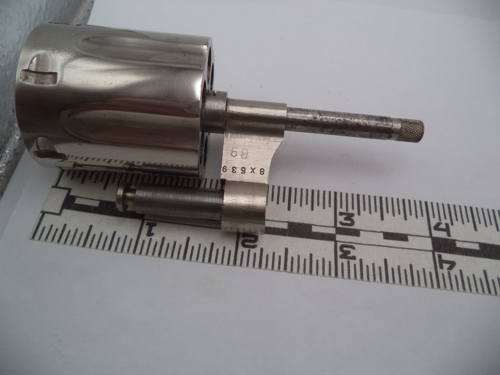 Smith & Wesson Revolver K Frame Model 15 Cylinder Assembly Yoke .38 Spl. Nickel Used 1522