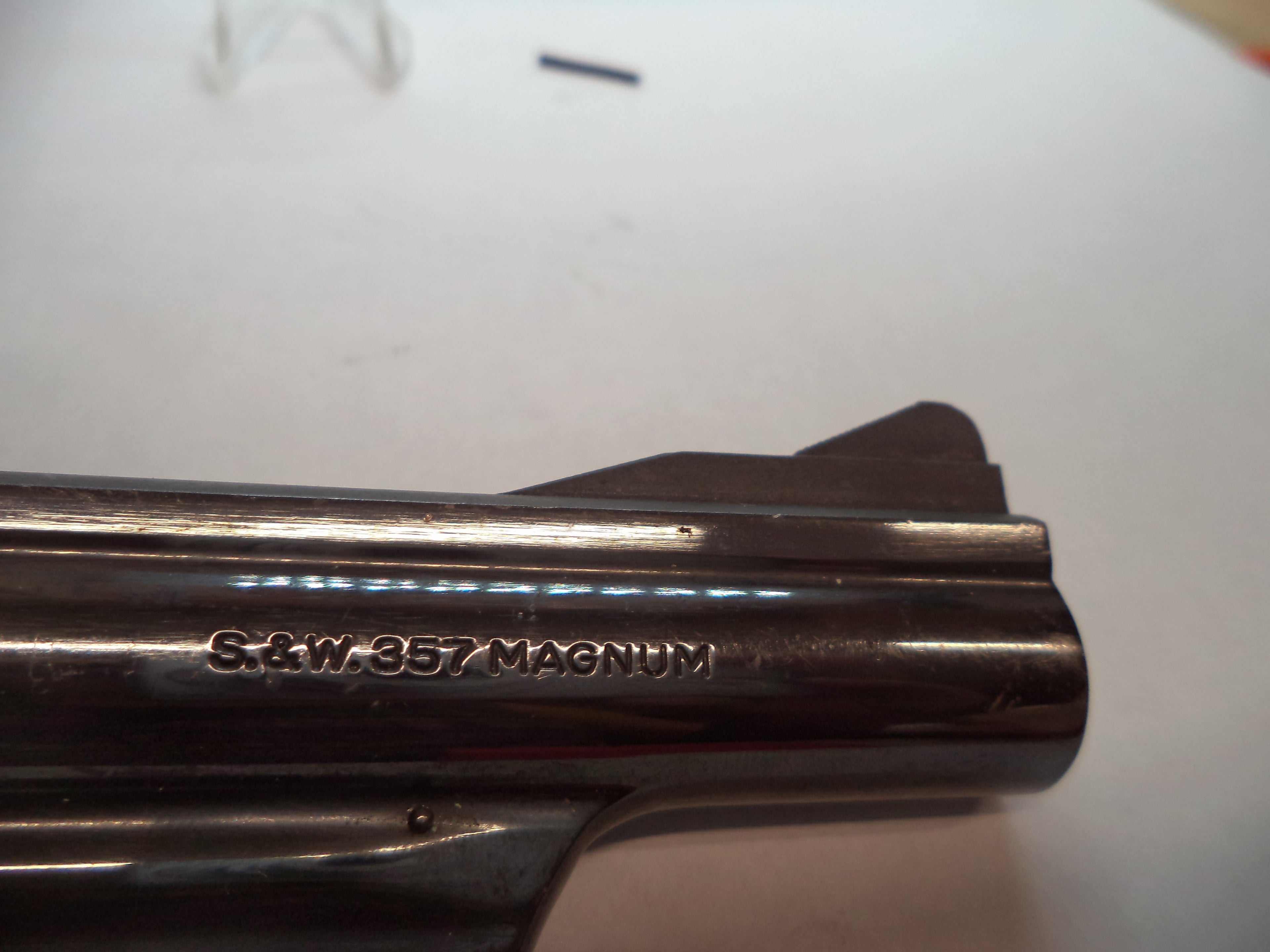 Smith & Wesson K Frame Model 19 .357 Magnum Barrel 4" Pinned Blue Steel - 1921C