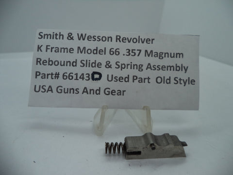 66143D S&W K Model 66 Rebound Slide & Spring Assembly .357 Magnum