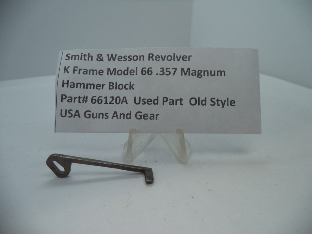 66120A Smith & Wesson K Model 66 Hammer Block .357 Magnum Used Part