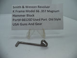 66120D Smith & Wesson K Model 66 Hammer Block .357 Magnum Used Part