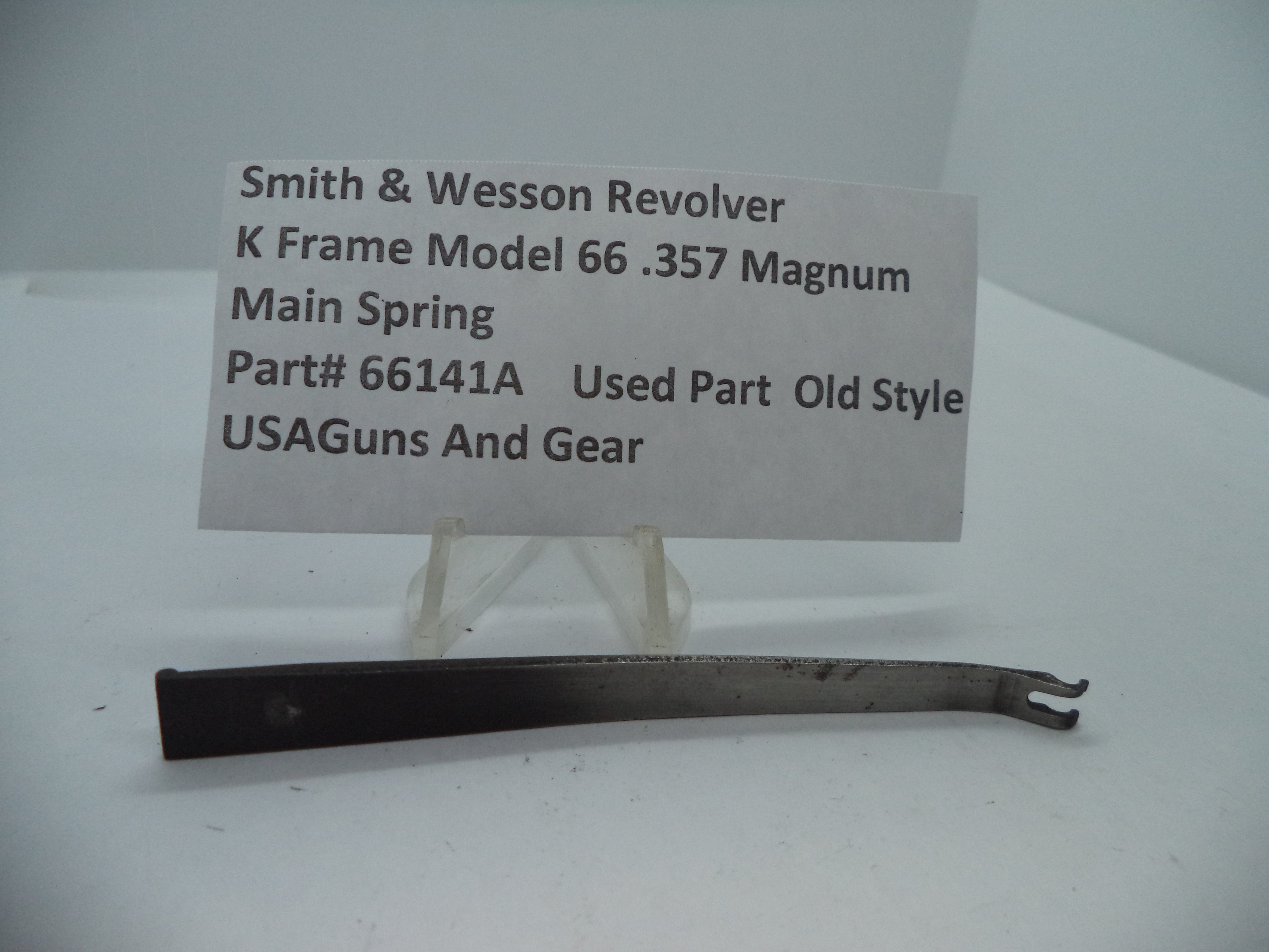 66141A Smith & Wesson K Model 66 Main Spring .357 Magnum Used Part