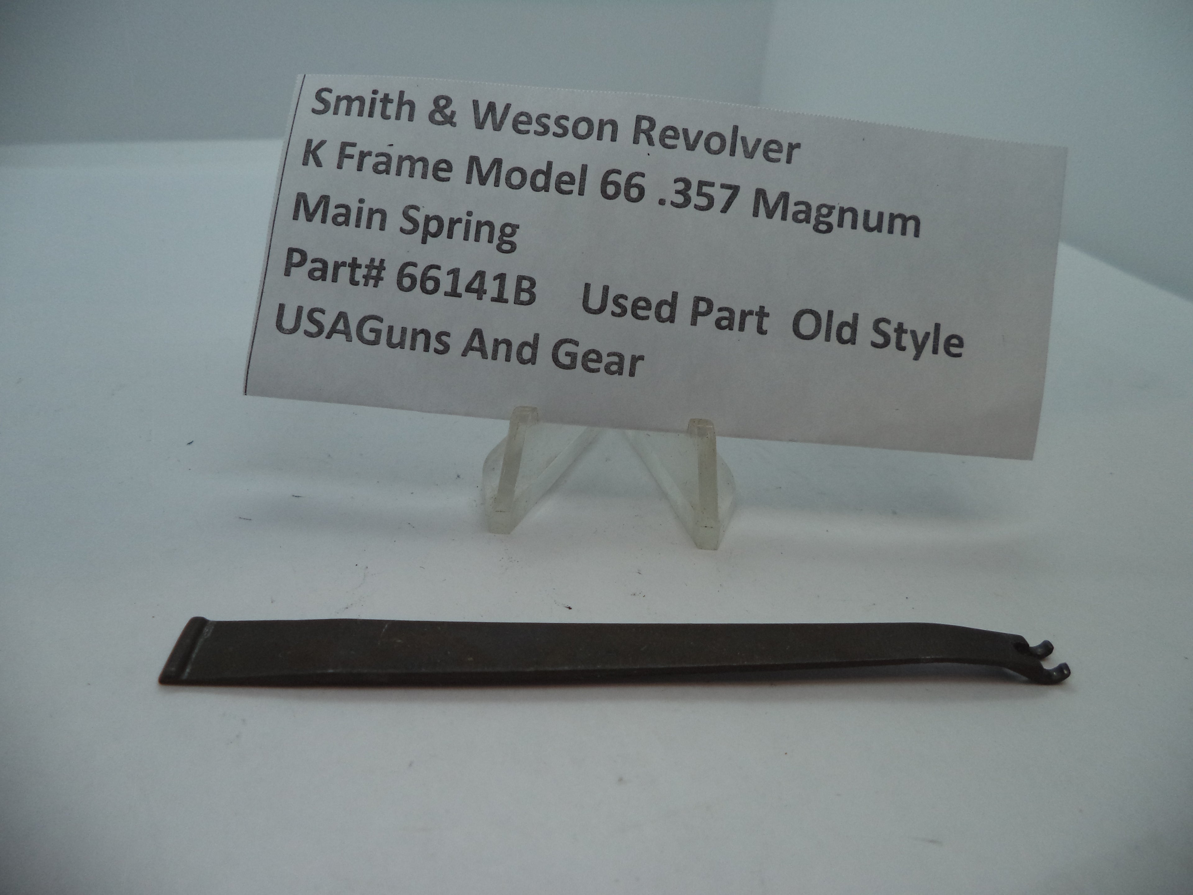 Smith & Wesson K Frame Model 66 Main Spring .357 Magnum Used OEM Part 66141B