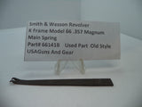 66141B Smith & Wesson K Model 66 Main Spring .357 Magnum Used Part