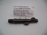 1221 Smith and Wesson K Frame Model 12  Non Pinned 4" Airweight  Pencil Barrel .38 Special