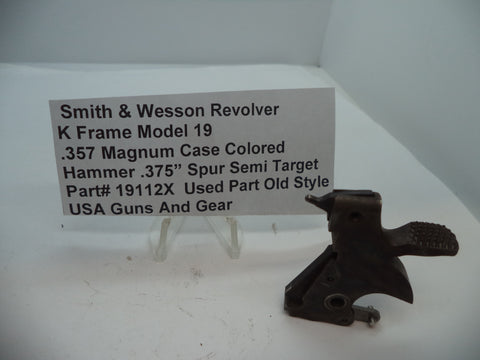 19112X S&W K Frame Model 19 Hammer .375" Spur Semi Target .357 Magnum