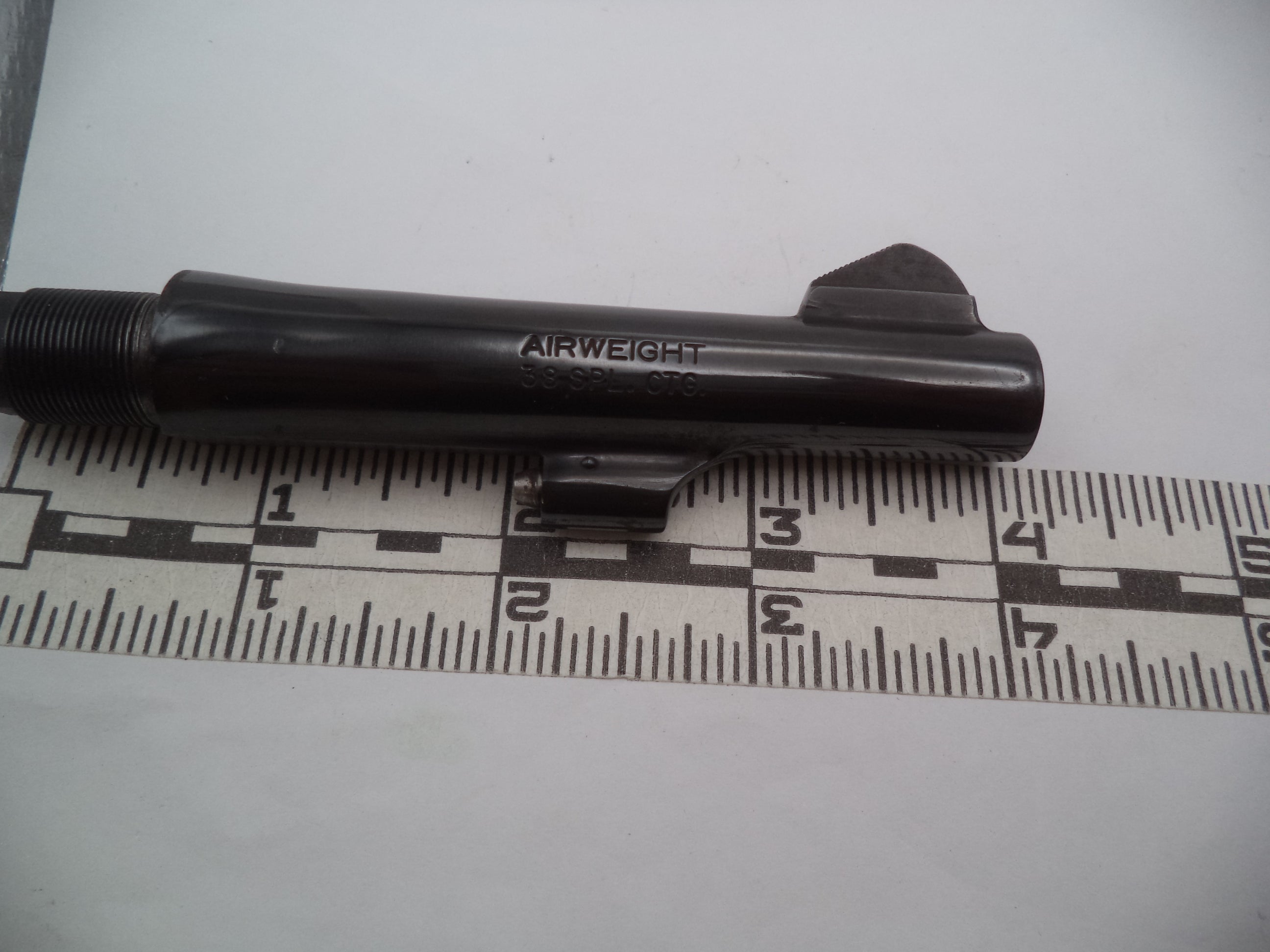 1221 Smith and Wesson K Frame Model 12  Non Pinned 4" Airweight  Pencil Barrel .38 Special