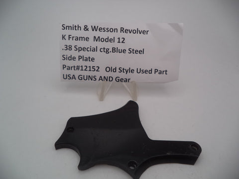 12152 Smith & Wesson K Frame Model 12 Blued Side Plate .38 Special