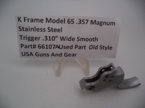 66107A S&W K Frame Model 65 Trigger .310" Wide Smooth .357 Magnum