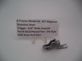 66107A S&W K Frame Model 65 Trigger .310" Wide Smooth .357 Magnum