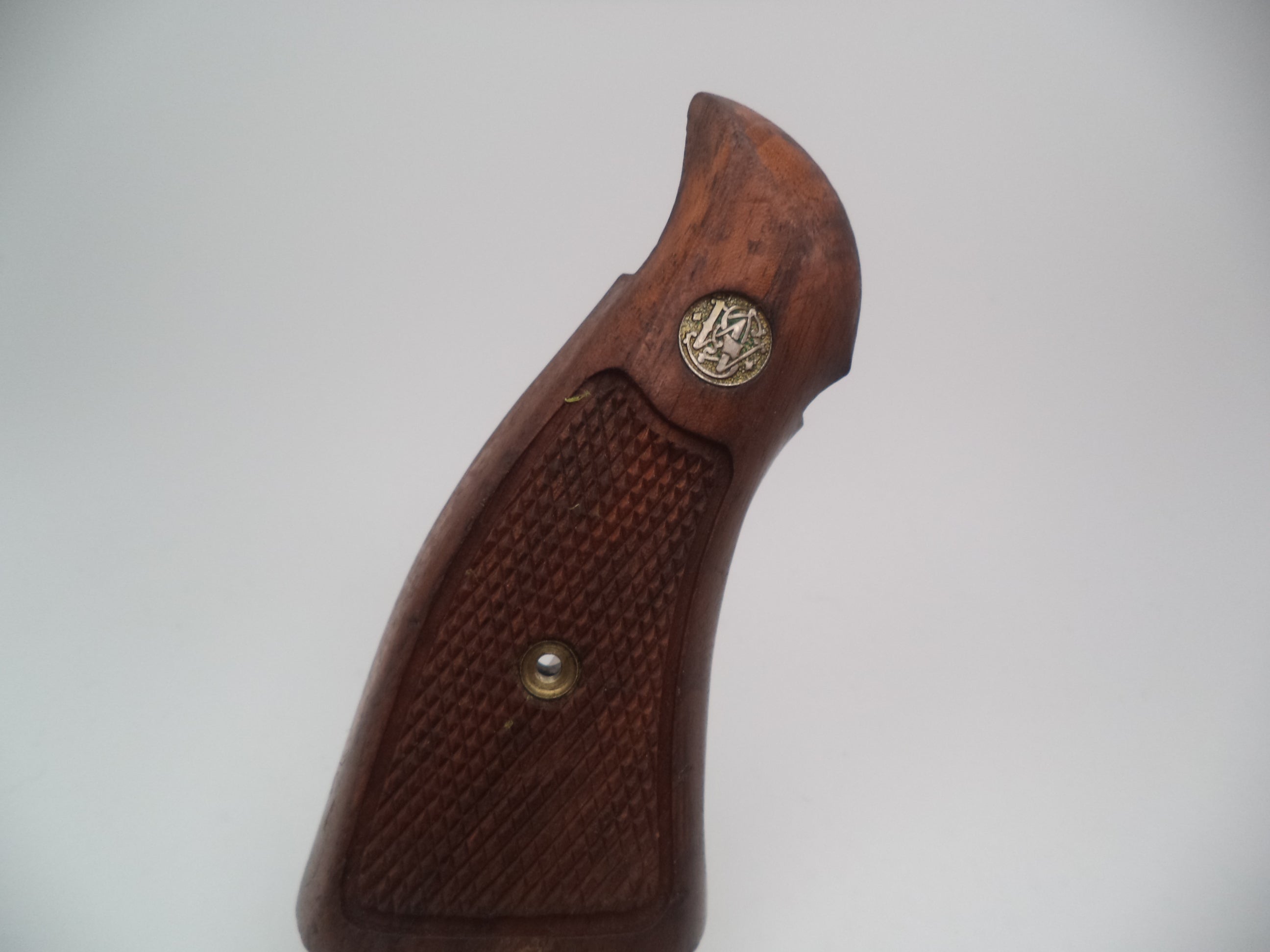 Smith & Wesson K & L Frame Vintage Wood Service Grips - Square Butt Only - Used OEM Part GA8
