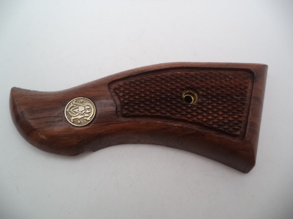 Smith & Wesson K & L Frame Vintage Wood Service Grips - Square Butt Only - Used OEM Part GA9