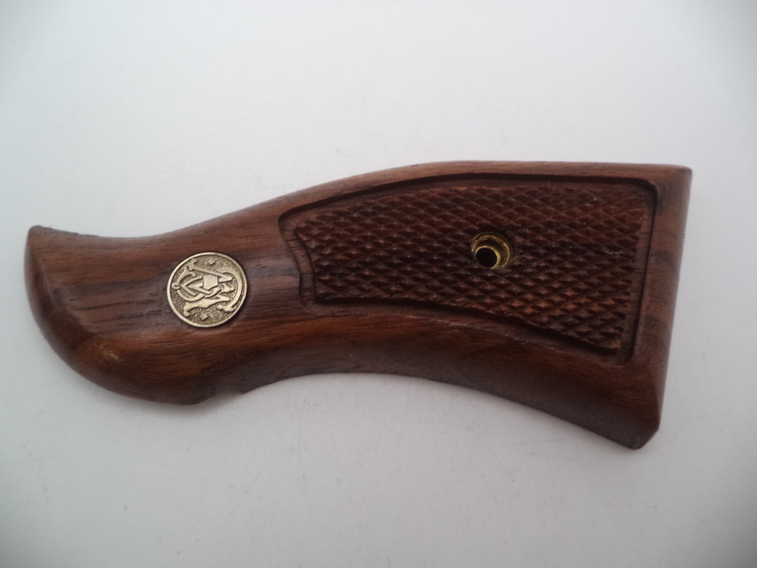 Smith & Wesson K & L Frame Vintage Wood Service Grips - Square Butt Only - Used OEM Part GA9