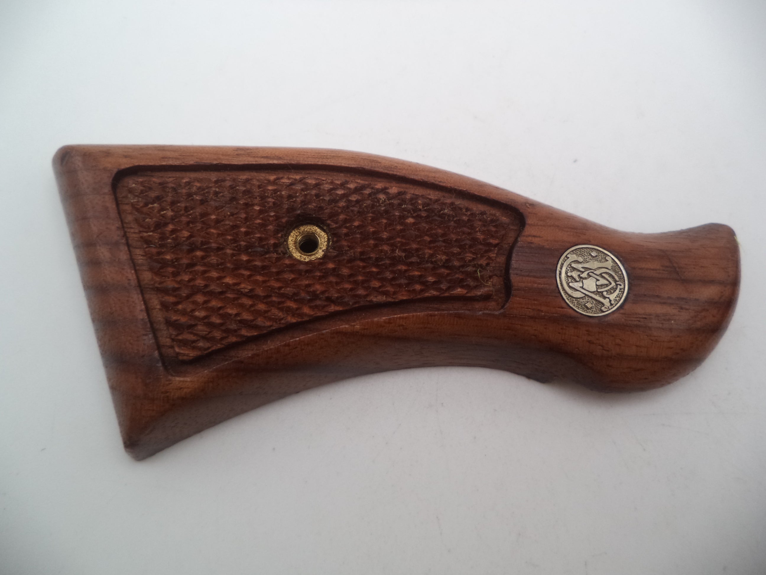 Smith & Wesson K & L Frame Vintage Wood Service Grips - Square Butt Only - Used OEM Part GA9