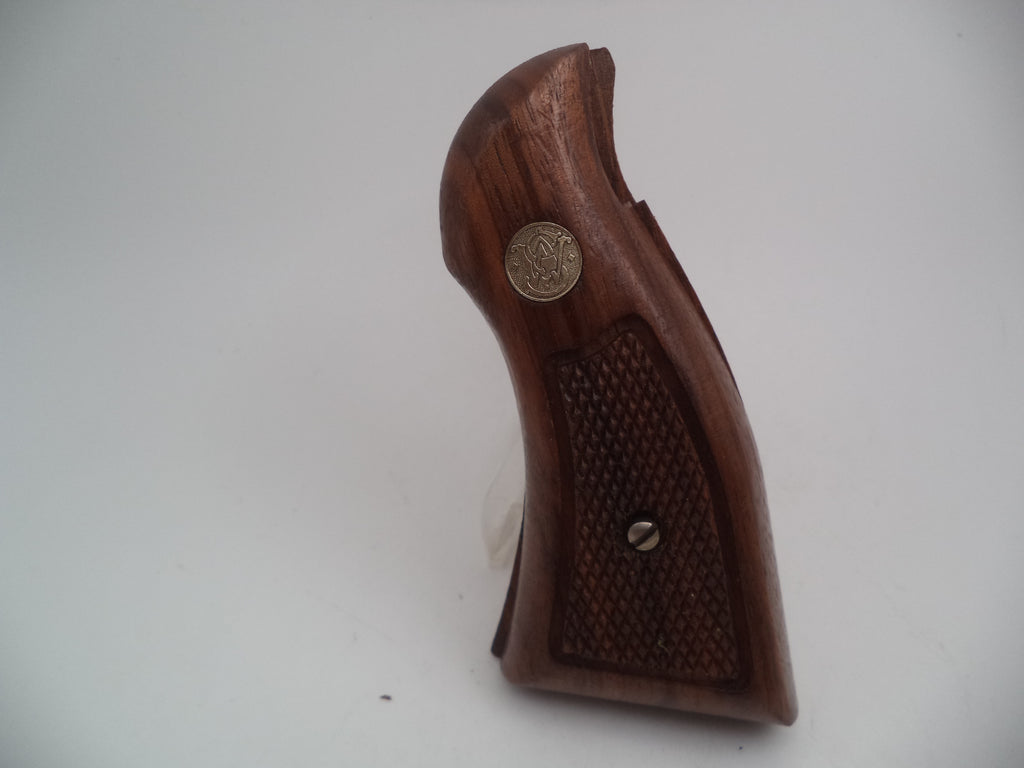 Smith & Wesson K & L Frame Vintage Wood Service Grips - Square Butt Only - Used OEM Part GA9