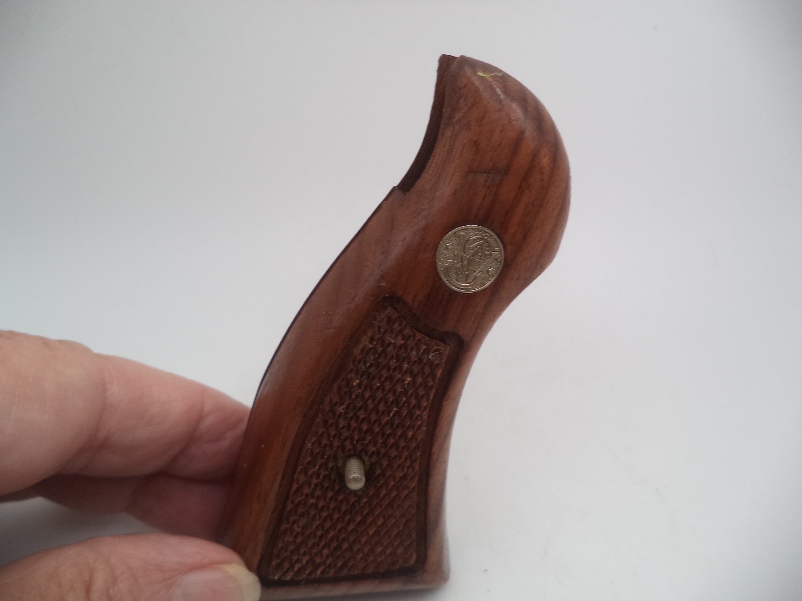 Smith & Wesson K & L Frame Vintage Wood Service Grips - Square Butt Only - Used OEM Part GA9