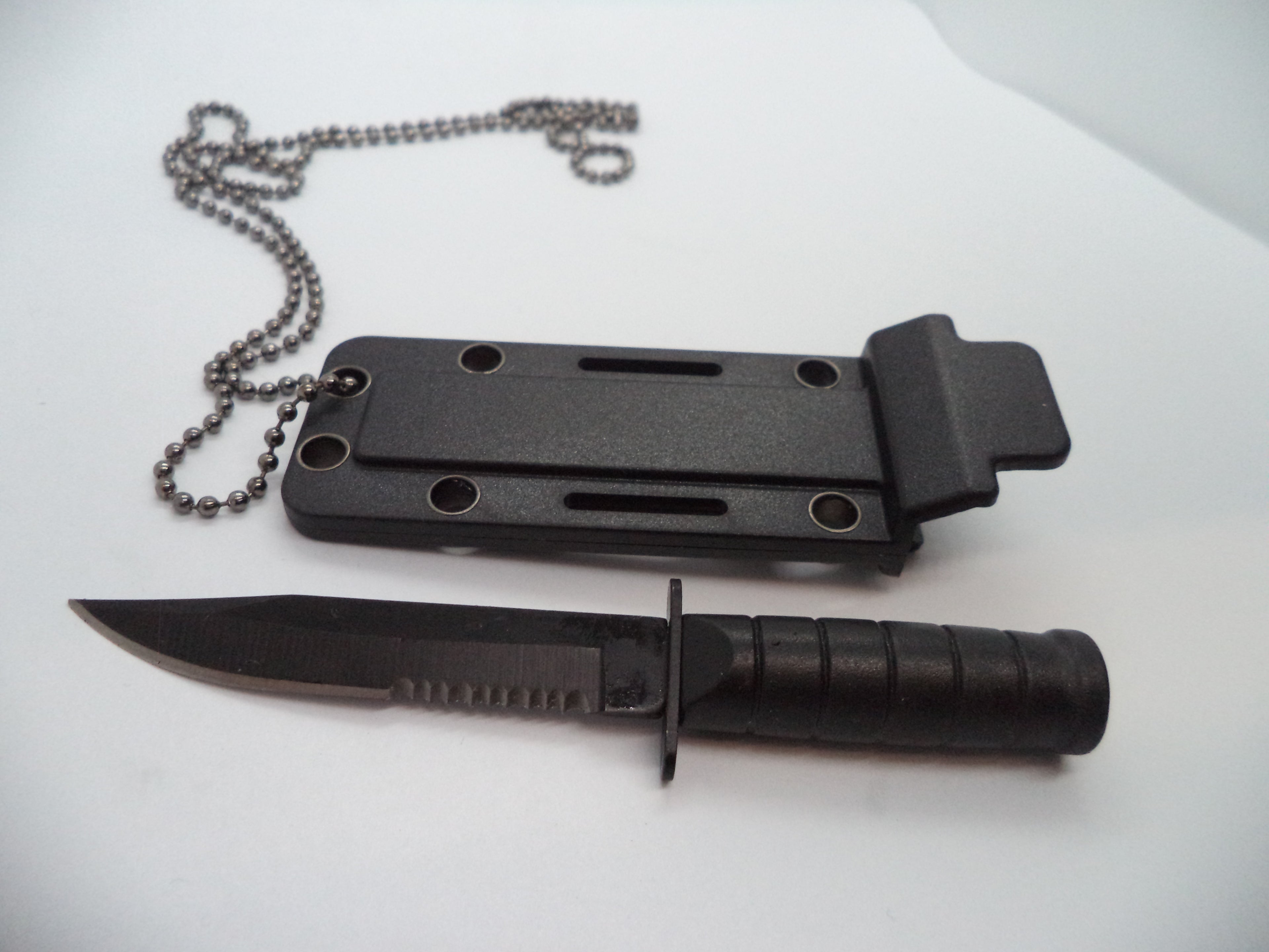 USMC1 USMC Mini Fighting Knife with Sheath / Boxcutter  New Part