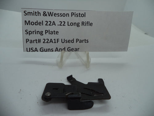 22A1F Smith & Wesson Pistol Model 22A .22 Long Rifle Spring Plate Used Parts