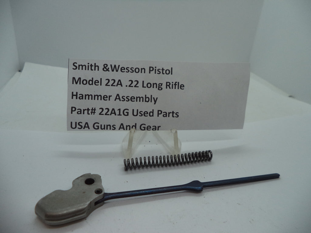 22A1G S&W Pistol Model 22A .22 Long Rifle Hammer Assembly Used Parts