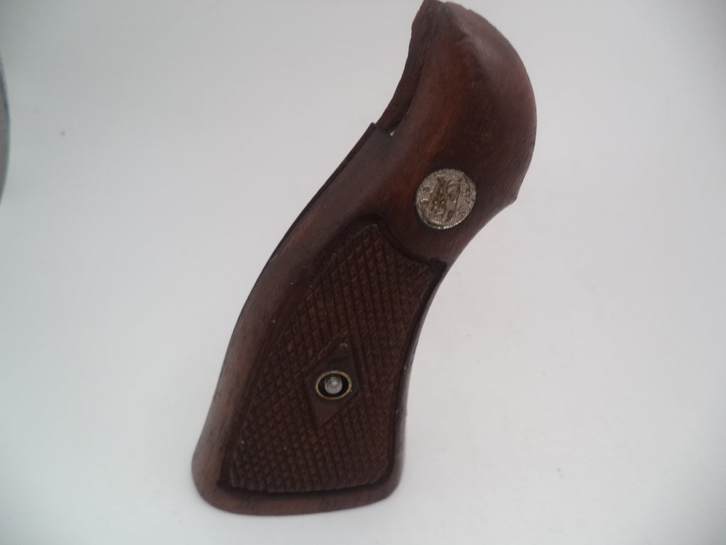 Smith & Wesson K & L Frame Vintage Wood Service Grips - Square Butt Only - Used OEM Part GA14