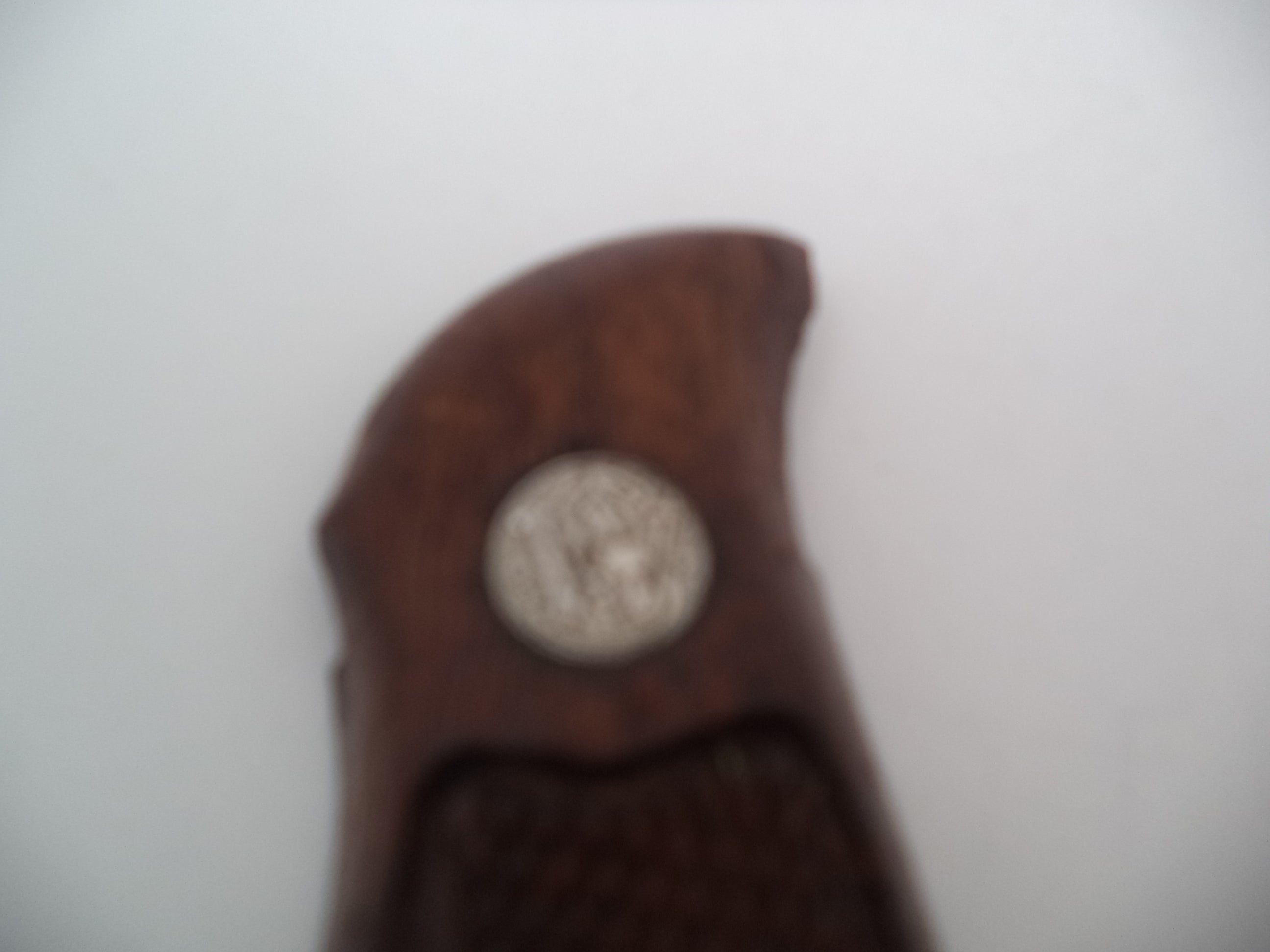 Smith & Wesson K & L Frame Vintage Wood Service Grips - Square Butt Only - Used OEM Part GA14