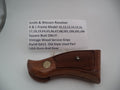 Smith & Wesson K & L Frame Vintage Wood Service Grips - Square Butt Only - Used OEM Part GA11