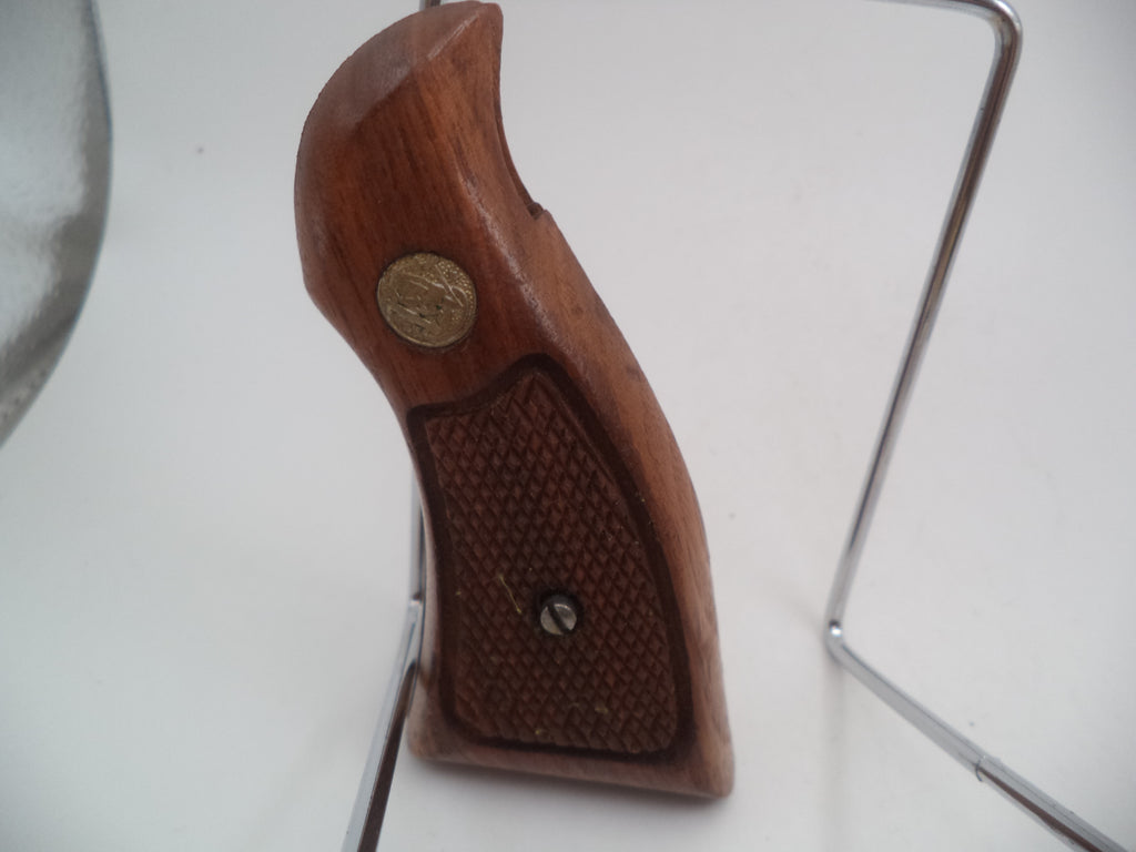 Smith & Wesson K & L Frame Vintage Wood Service Grips - Square Butt Only - Used OEM Part GA11